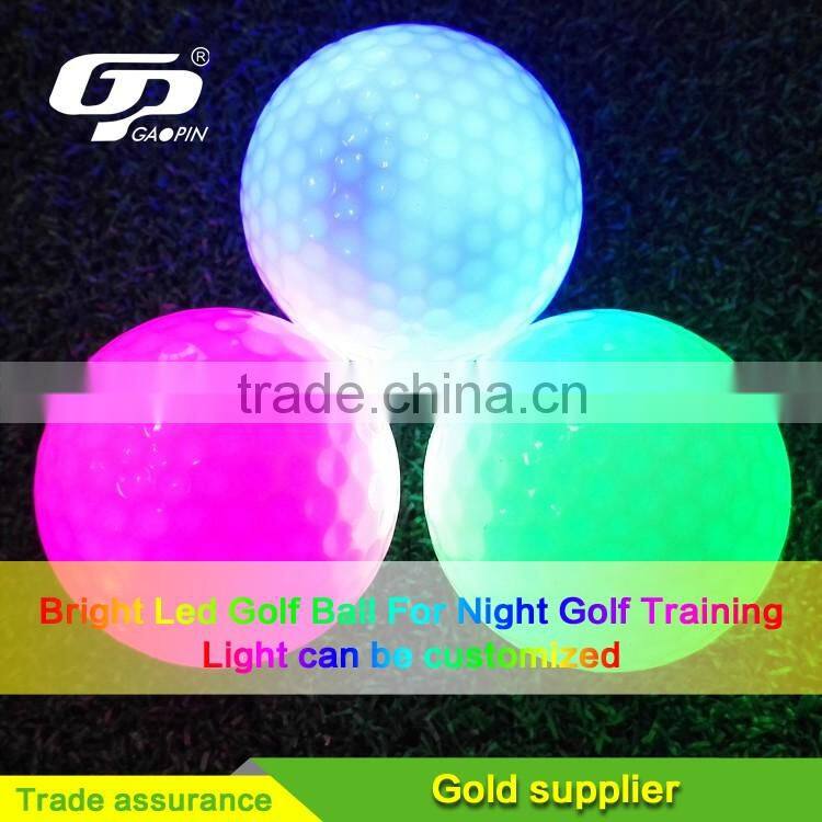 Led golf ball glovion promotion led golf ball light up golf ball