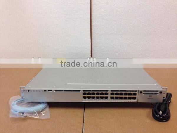 WS-C3850-24P-L Catalyst 3850 24 10/100/1000 PoE+ 715W Switch