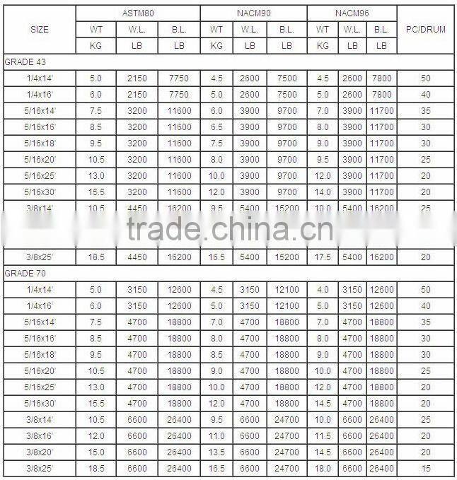 Binder Chain with Clevis/Eye Grab Hook