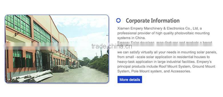 Finely Procceed Solar Power Mounting Bracket for PV Installation