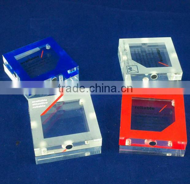 Manufacture clear acrylic block with cheap price