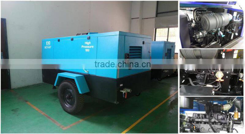110KW 4 cylinders diesel air compressor