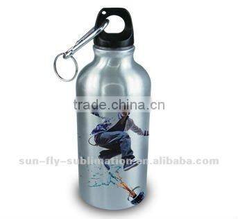 Sublimation Aluminum kids bicycle water bottle 400ml