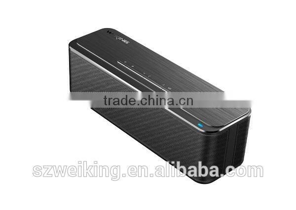 2016 weiking bluetooth wireless speaker with handsfree and 4000mah battery , 20W for smartphone