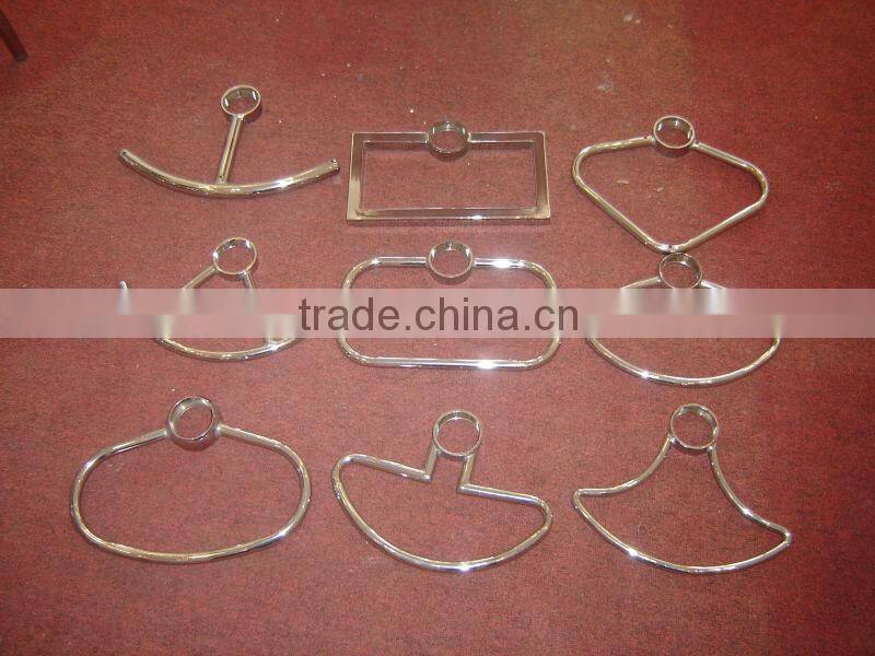 Chromed chair accessories