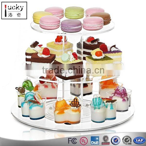 Acrylic good liquor shop display shelves