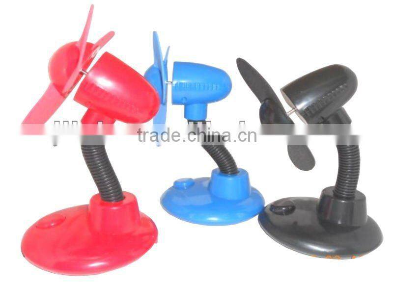 Portable colorful plastic usb fan