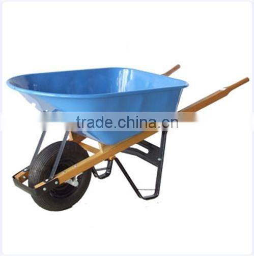 Wooden Handle big tray wheel barrow WB6601