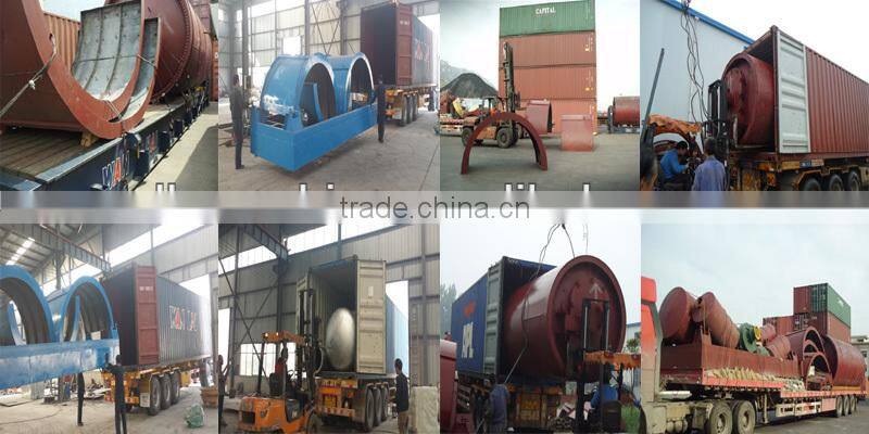 waste oil/tyre/plastic/rubber to more valueable oil /diesel distillation plant with CE ISO