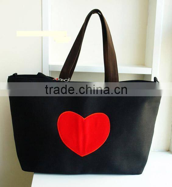 Big Heart Fashion Ladies Shoulder Bag with Hook