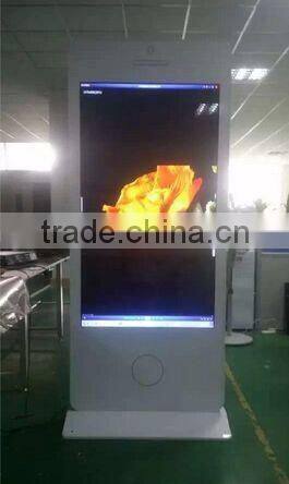Transparent lcd advertising display