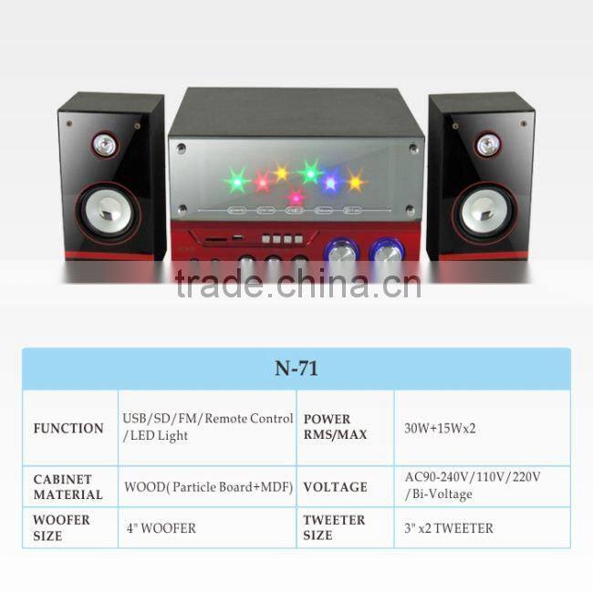 COOL~!! 2.1 Portable Speaker for PC and USB