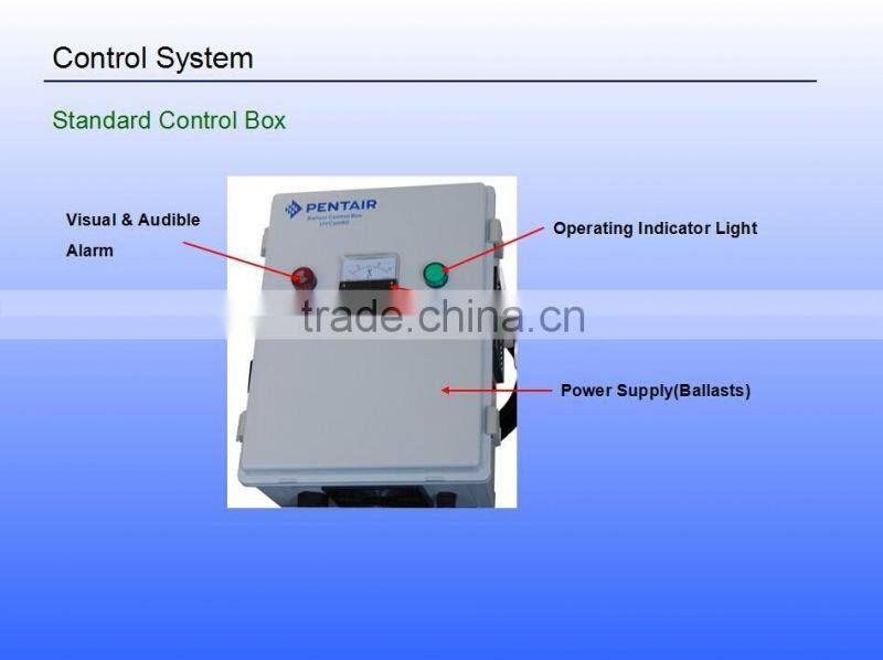 UV sterilizer for water treatment plant (With Manaul Cleaning System)