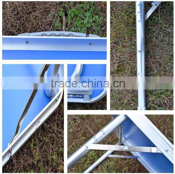 Wholesale High Quality MDF Aluminum Folding Adjustable Outdoor Table