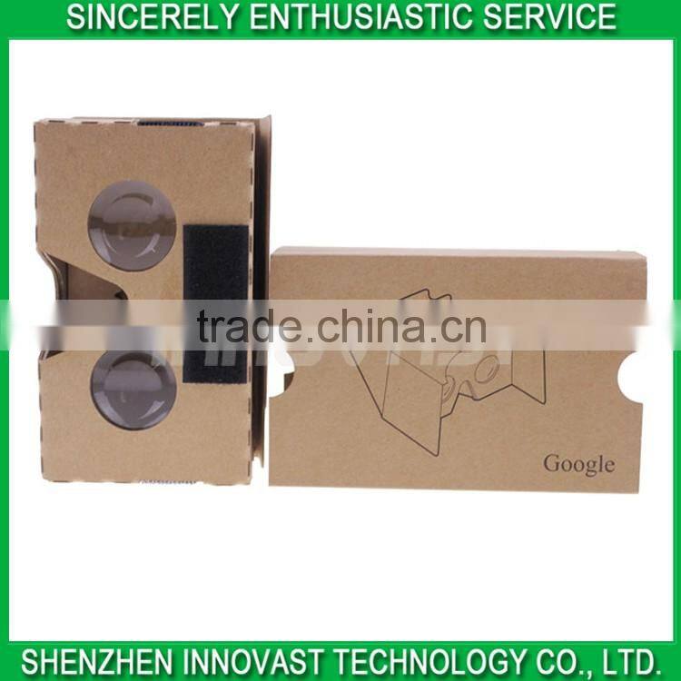Logo Customized Cardboard Google Paper VR Box 2.0 3D Glasses For Adult Movie