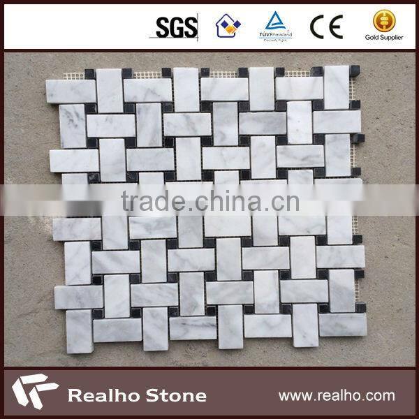 own quarry imperial gold marble 3" lantern mosaic