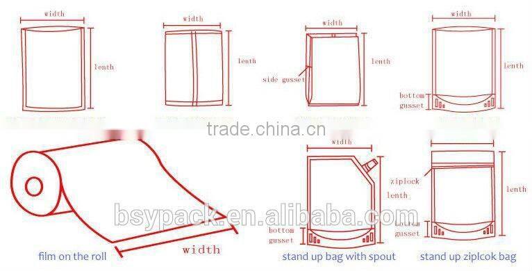 Small packaging bag/Heat seal packaging bag/Snack packaging bag with ziplock