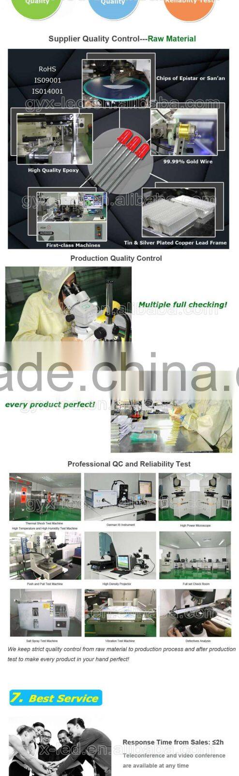 China OEM supplier 5000mcd Green Diffused 5mm type DIP LED LAMP