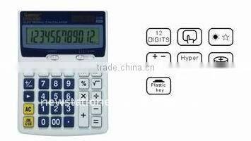 12 digit Dual power desktop calculator