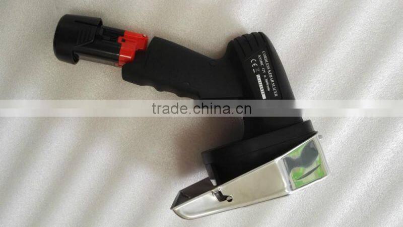 Factory supply new model 12V battery rechargeable cordless electric shawarma cutter with teeth blade