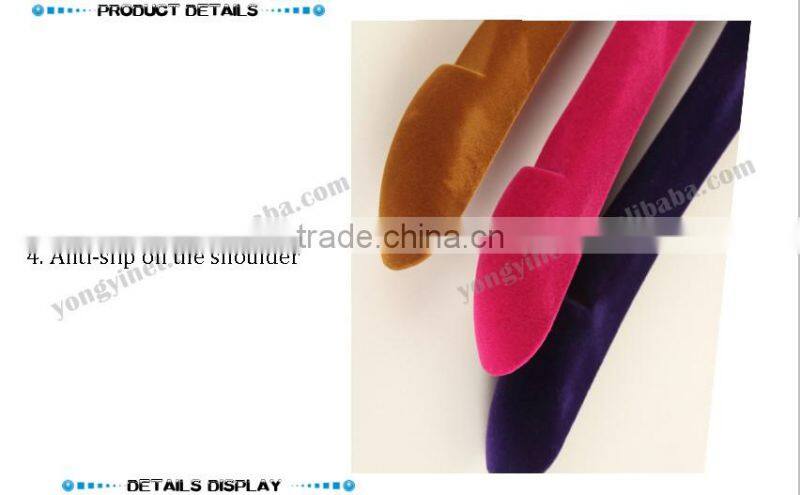 black velvet covering shirts hangers