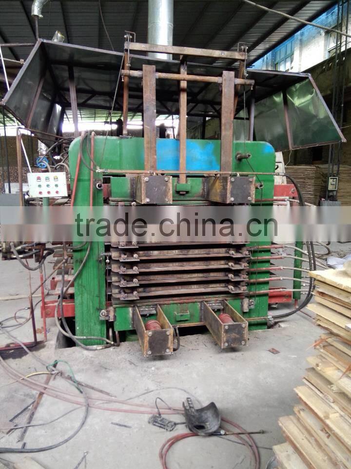 2 Brock board Melamine Lamination Hot Press in 4 sides pressure