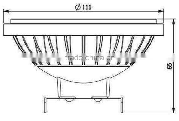 2 years warranty ar111 gu10 cob led par lamp 15w