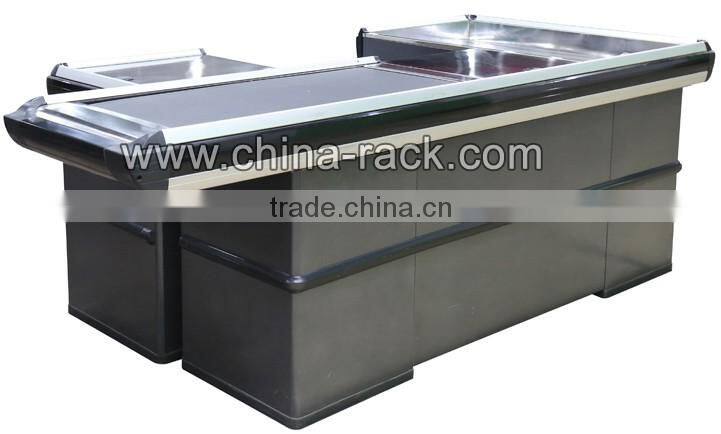 Automatic Electric Checkout Counter With Conveyor Belt