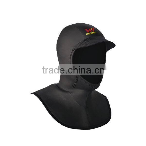 wetsuit hood for diving and surfing