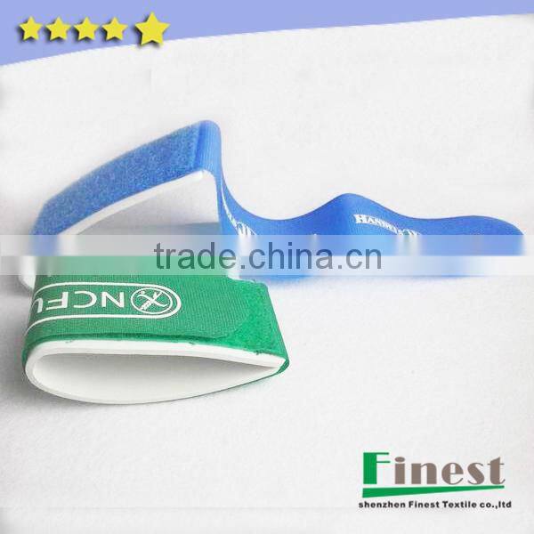 50*450mm EVA hook and loop tape Ski Strap with Logo