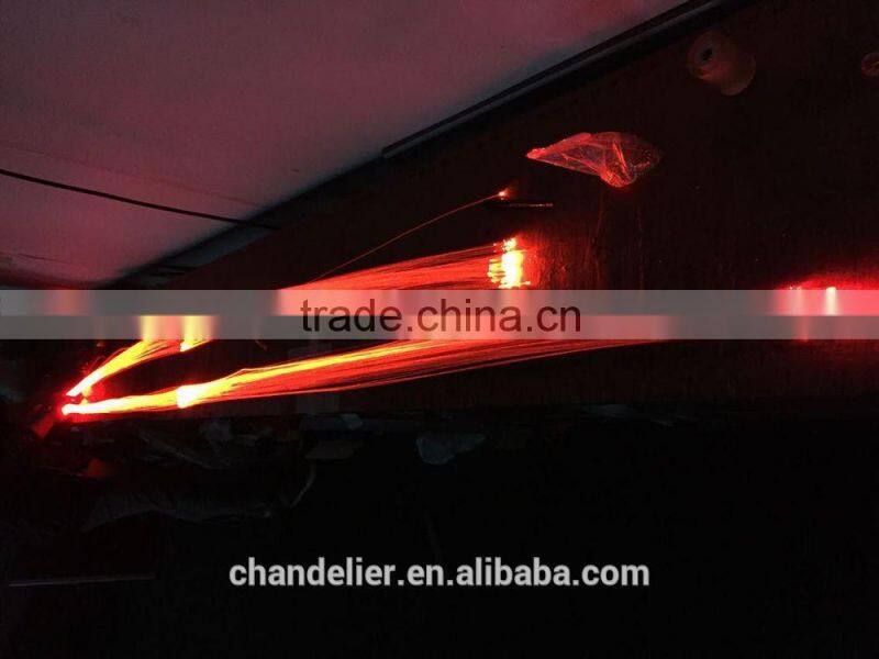 90w red color only fiber optic light ,fiber optic pendant light red color om1111