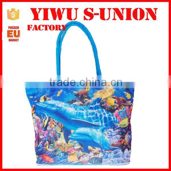 Fashion summer holiday lady handbag beach bag 2015,beach tote bag