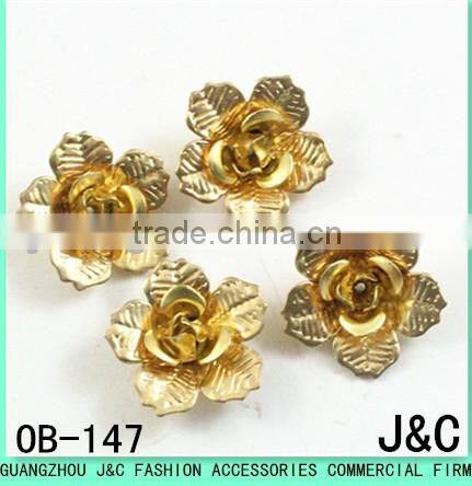 The latest sandals ornaments gold flower copper