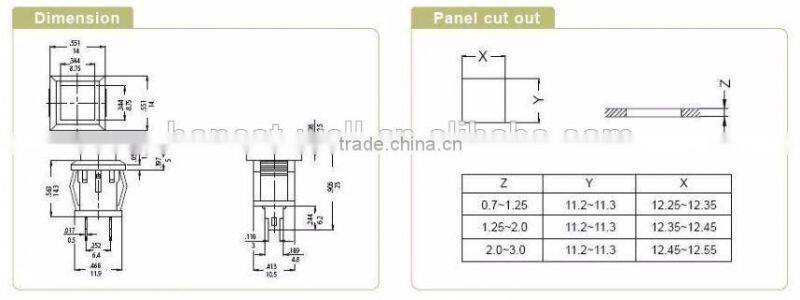 P13 Series Pushbutton Switch