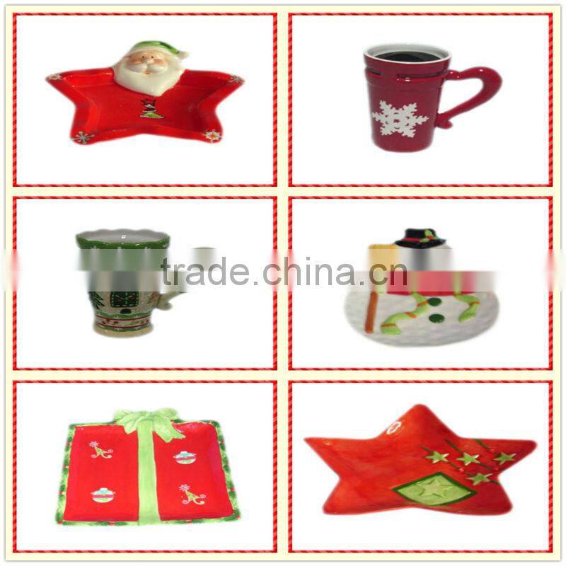 Lovely snowman ceramic christmas souvenirs for sale