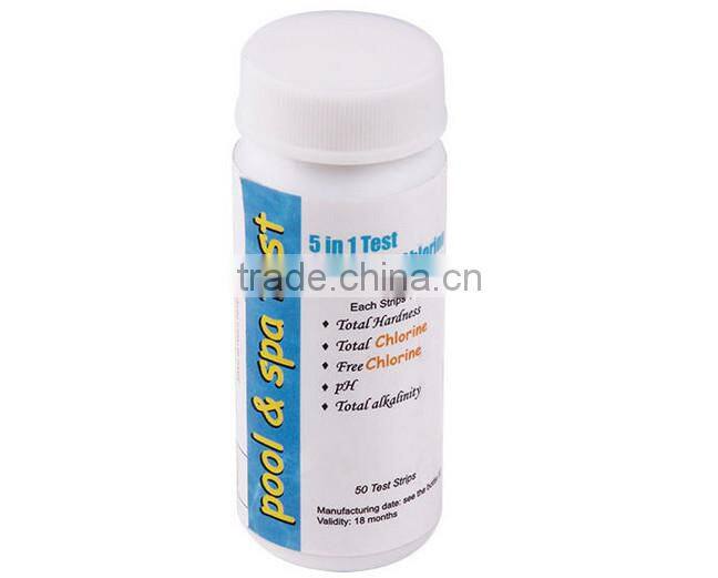 2015 Poolstar swimming pool rapid PH chlorine water test kits , 3 way test strips
