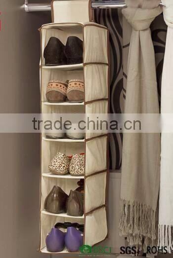 16-Pairs Free Standing High Quality Non wowen Shoe Rack Display Organizer