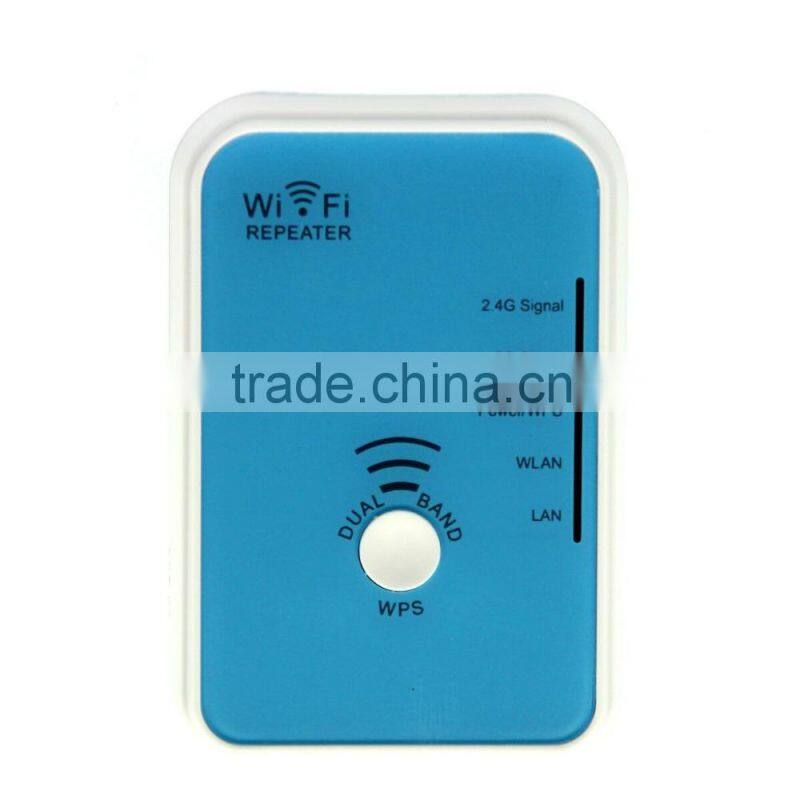 Factory supply!Wireless 2.4GHz&5GHz Dual Band 300M WIFI Repeater Router More range for network