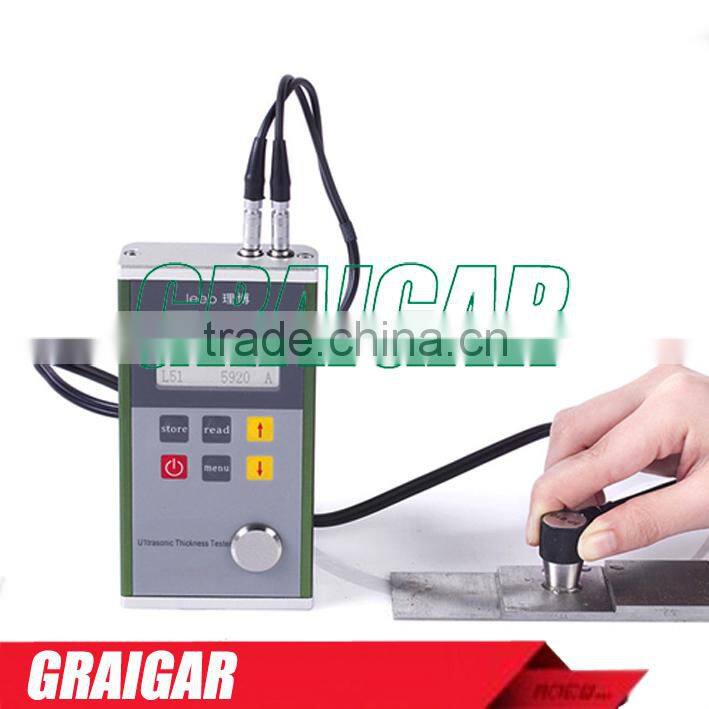 Resolution0.01mm Portable Ultrasonic Thickness Gauge Leeb332 Metal shell