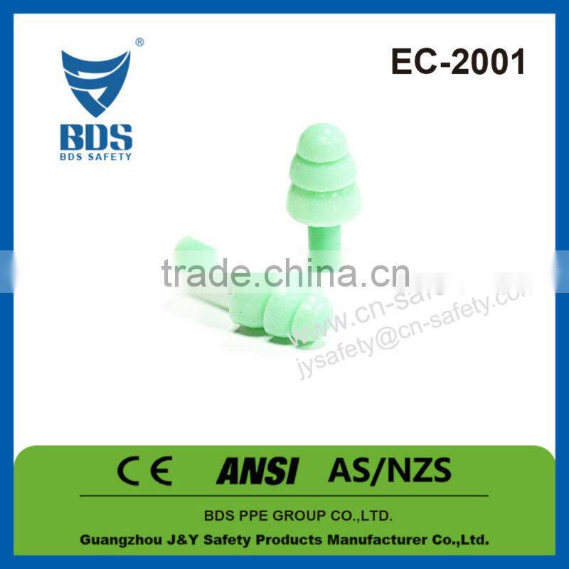 2016 Hot sale ansi ce wholesale reusable ear plugs silicone ear plugs for sale