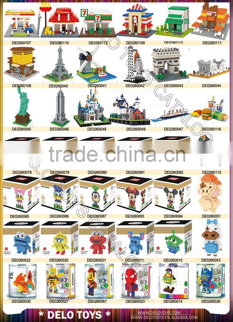 fast selling products wholesale plastic diamond blocks assemble toys Christmas Santa Claus loz bricks DE0260059