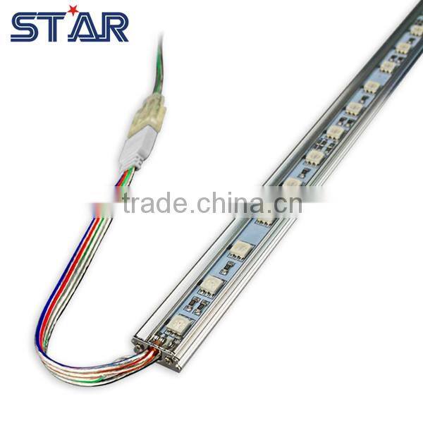 Aluminium LED Lichtleiste RGB SMD 5050 60led/m 15w/m Indoor/outdoor
