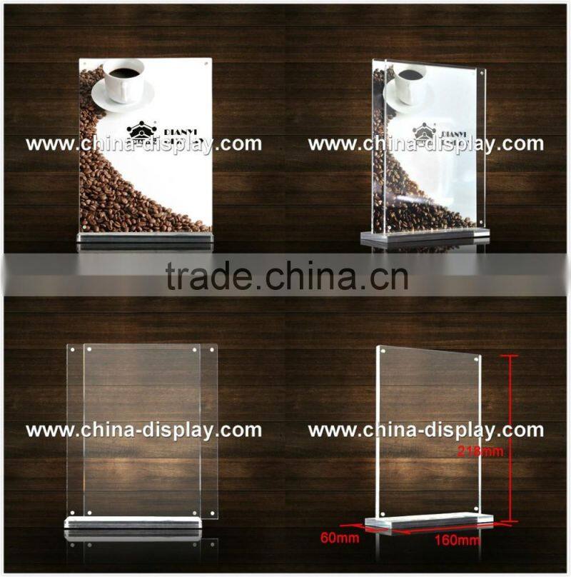 High Quality A4 Acrylic Menu Holder