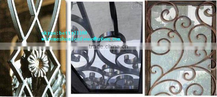 Retractable main fence wrought iron gate designs
