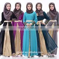 2016 latest design chiffon muslim women tops islamic tops blouse