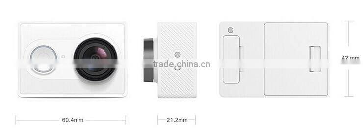 Original Xiaomi Xiaoyi Yi WIFI Bluetooth 4.0 Action Sport travel Camera Xiaomyi Smart Camera 16MP 4608X3456 1920x1080p 1010mAh