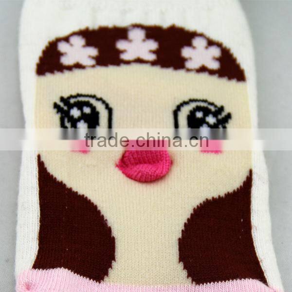 GSC-123 Alibaba wholesale cotton tube 3d animal socks for baby