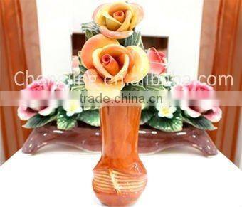 Decor Ceramic flowers painting