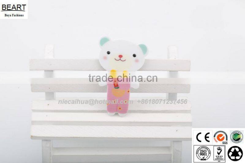 Cute bear Shape Different Color Hair Clips Barrettes 2015 new arrival graceful hair accessories for party fashion hair accessory