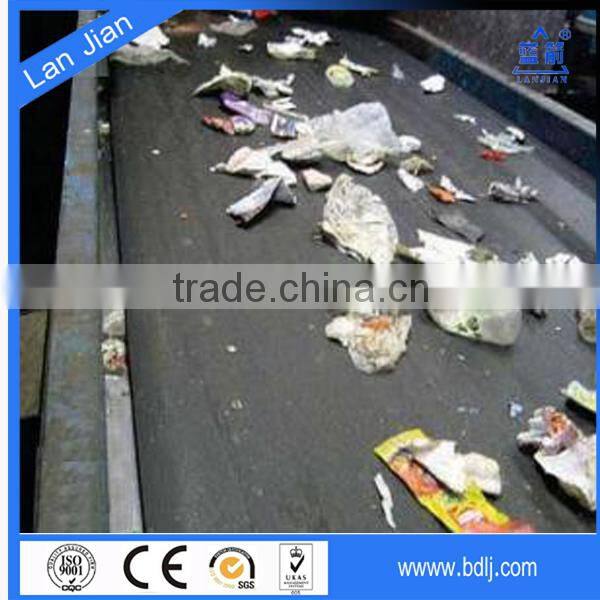 Flat rubber conveyor belt with general/heat/chemical/oil resistant conveyor belt